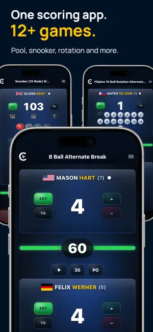 Chalk Clock: Pool Scorekeeper screenshot 1