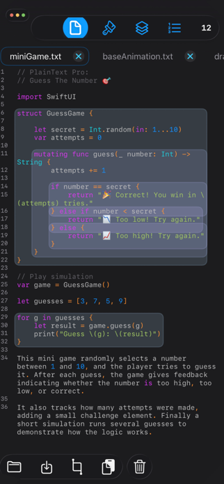 PlainText Pro Editor Screenshot 2 of 6