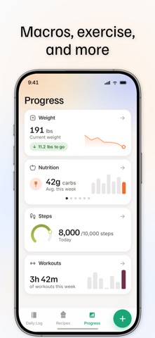 Carbi: AI Cal & Carb Manager iPhone screenshot