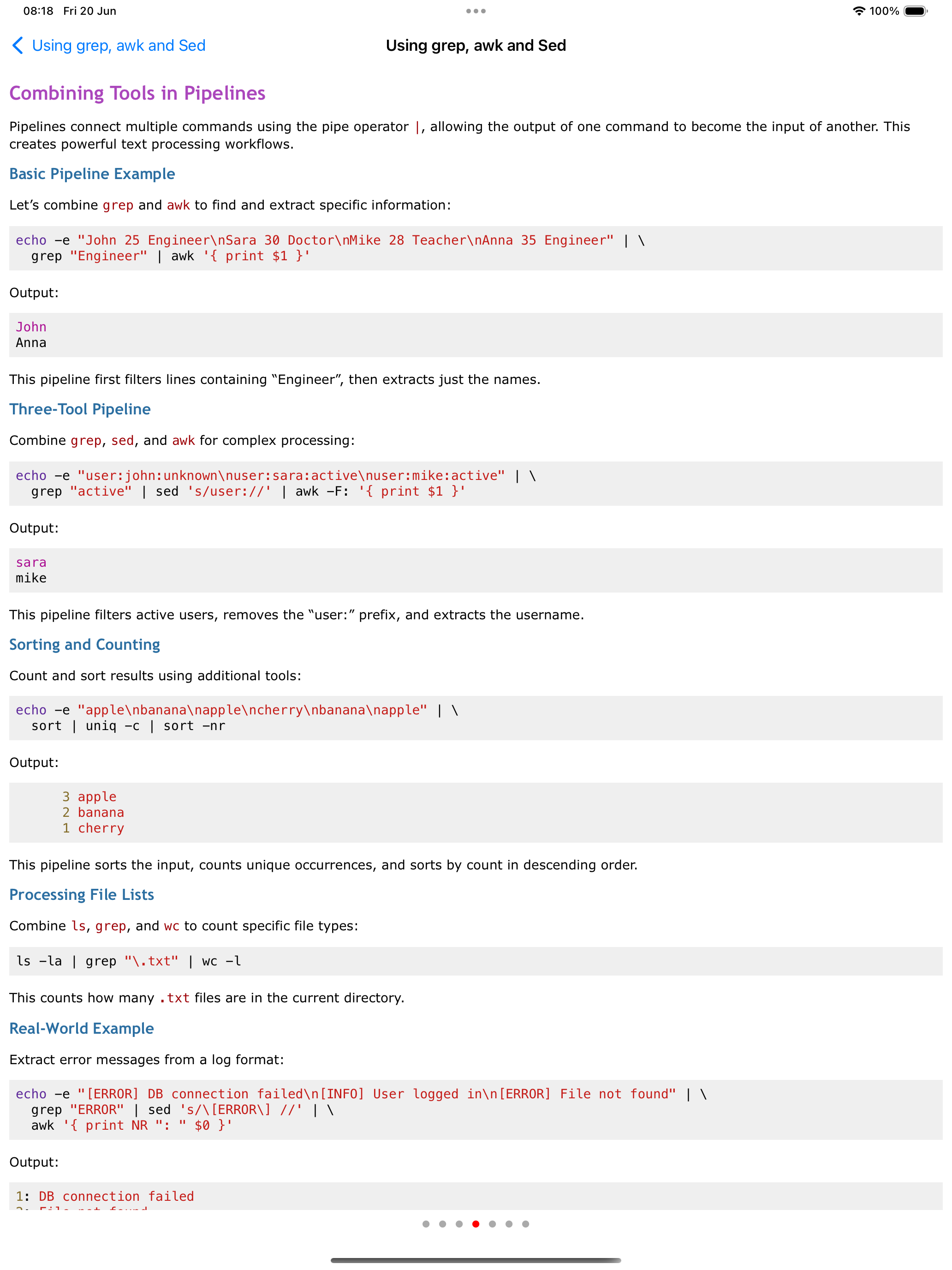 Learn Shell Scripting screenshot 13