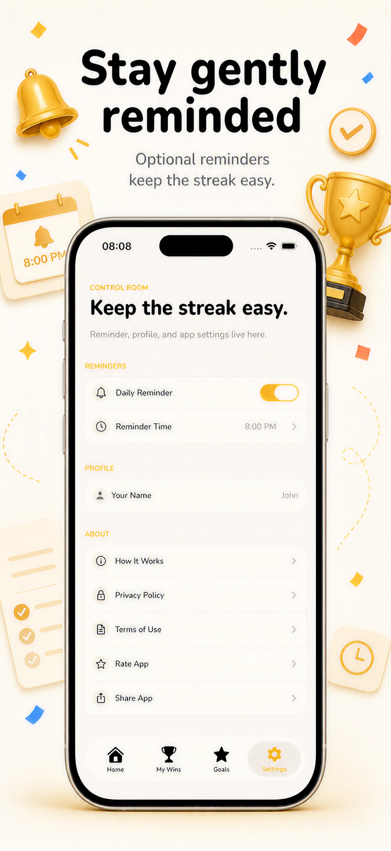 Winny: Daily Win Journal screenshot 6