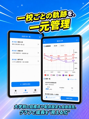成績管理&傾斜配点&記録と分析ノート -StudyNote2 iPad screenshot