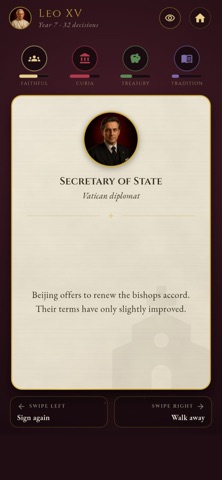 Conclave: Pope Simulator Screenshot 5 of 8