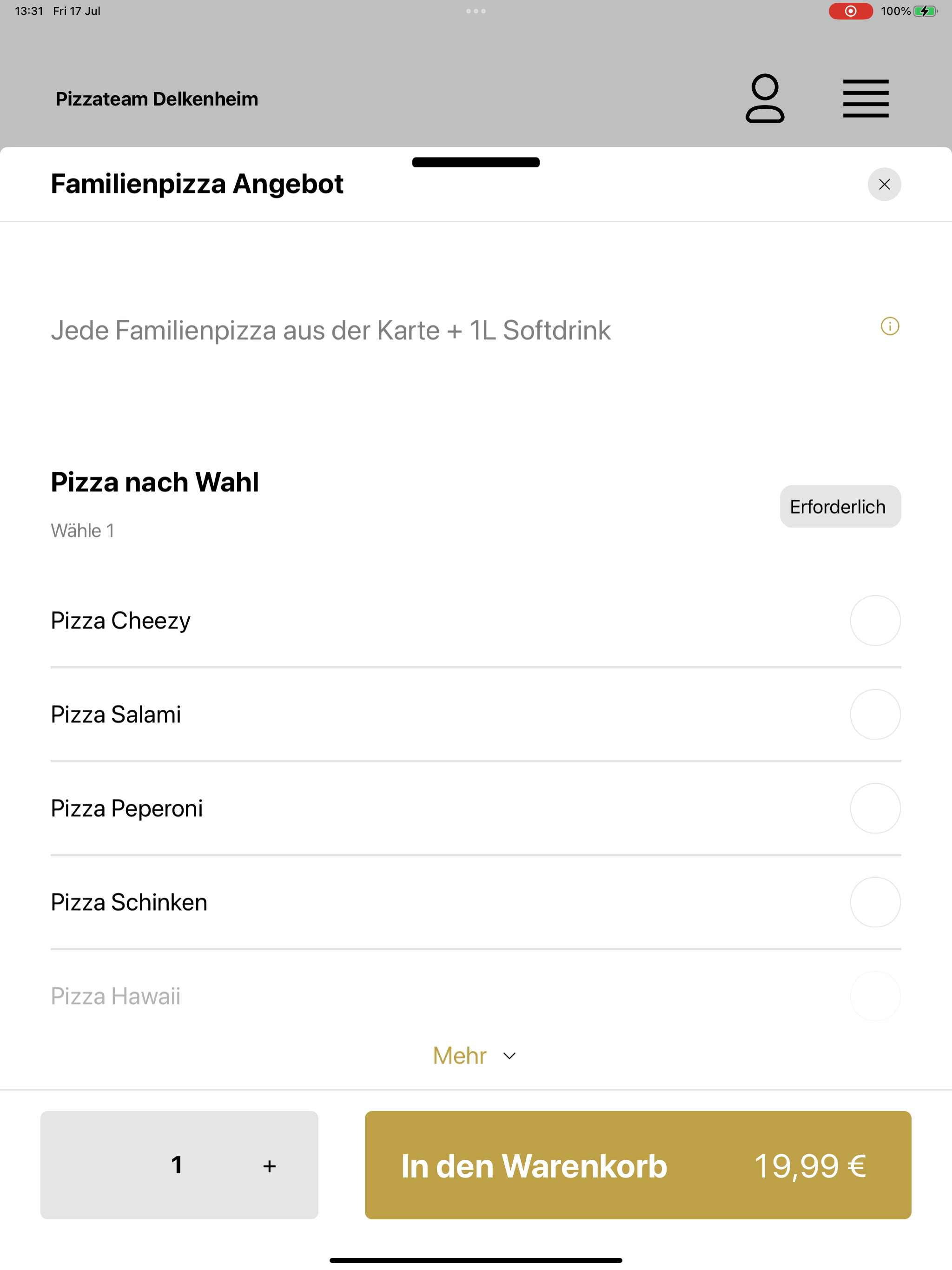 Pizzateam Delkenheim screenshot 16