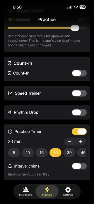 Metronome by GrooveWise screenshot 4