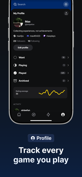 Revuo: Game Tracker Screenshot 4 of 4