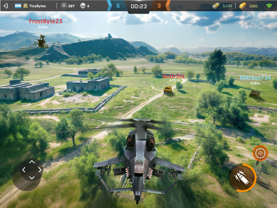 Massive Warfare: Tank Battles iPad app afbeelding 1