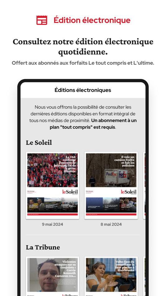 #3. Le Soleil, Quotidien de Québec (iOS) By: Cooperative nationale de l'information independante, Coop de solidarite