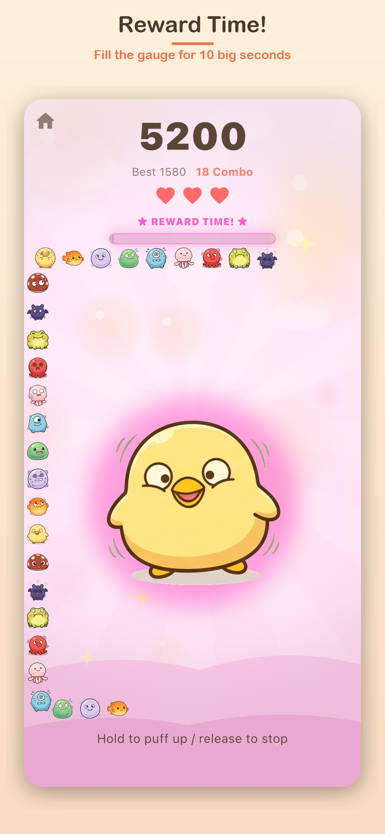 Puku Chicken Race: Pop Timing screenshot 4