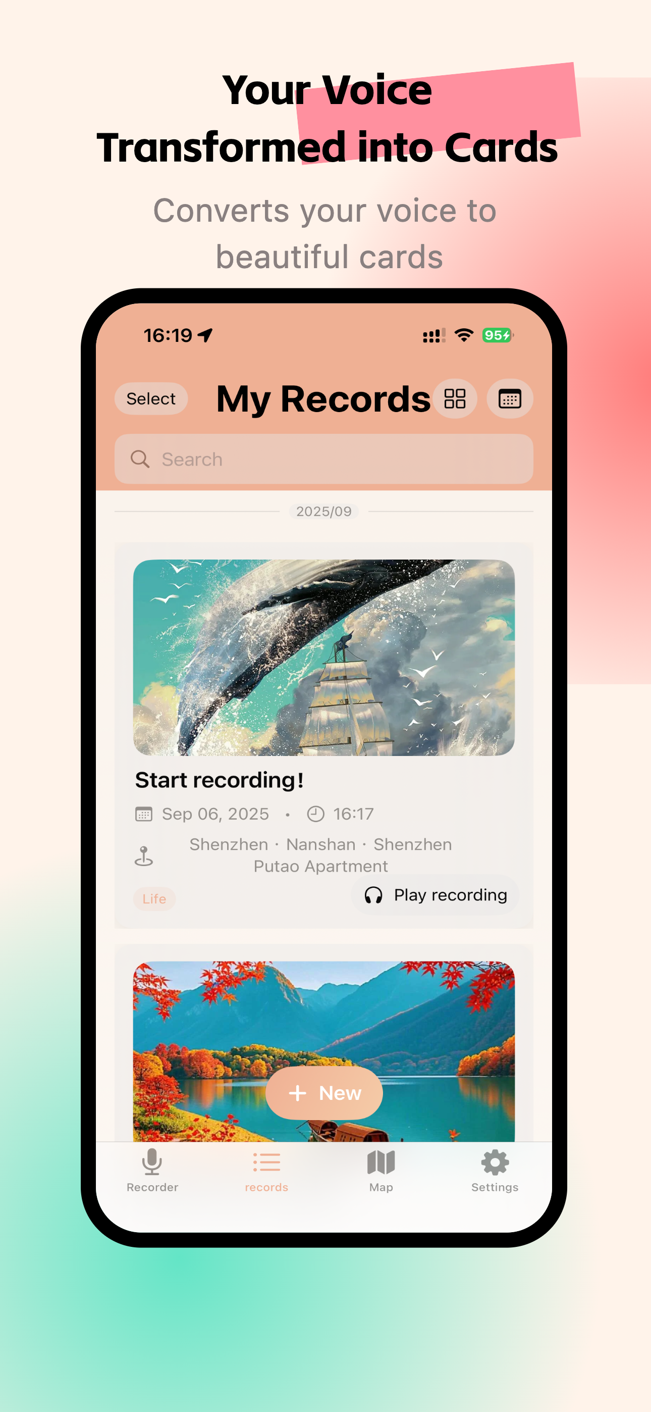 Verbord - Private Voice Diary screenshot 2