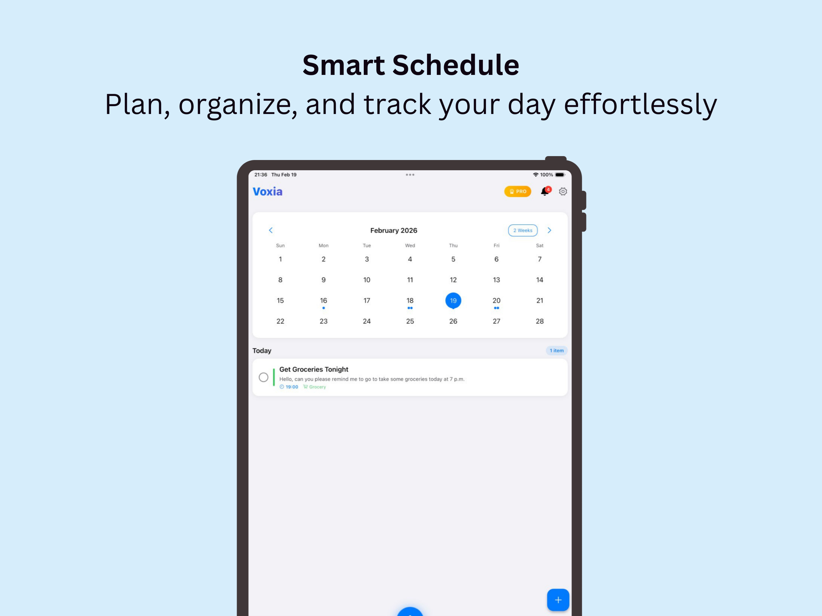Voxia: AI Note Taker & Planner