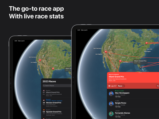 Race Widgets for F1 iPad app afbeelding 1