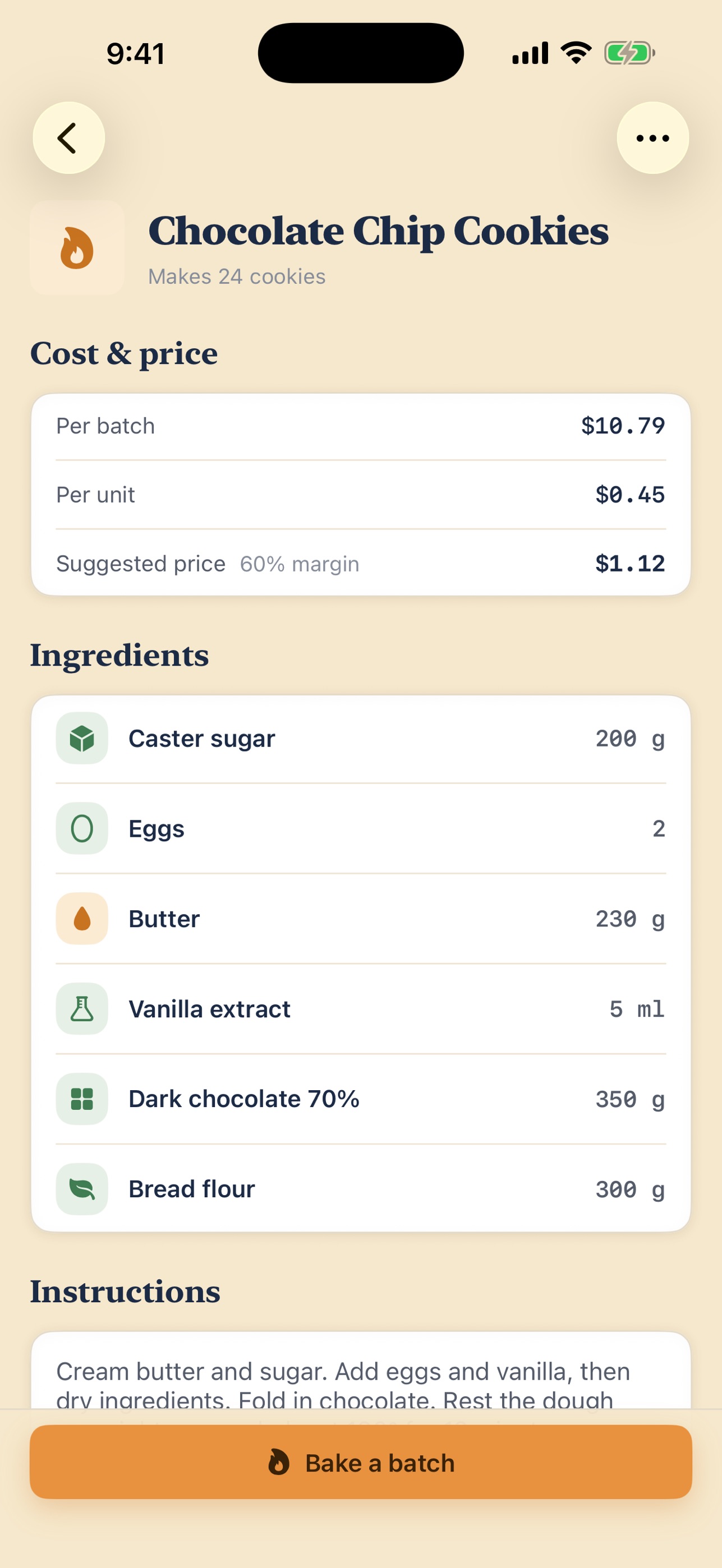 Screenshot 5 of CrumbControl: Bakery Inventory