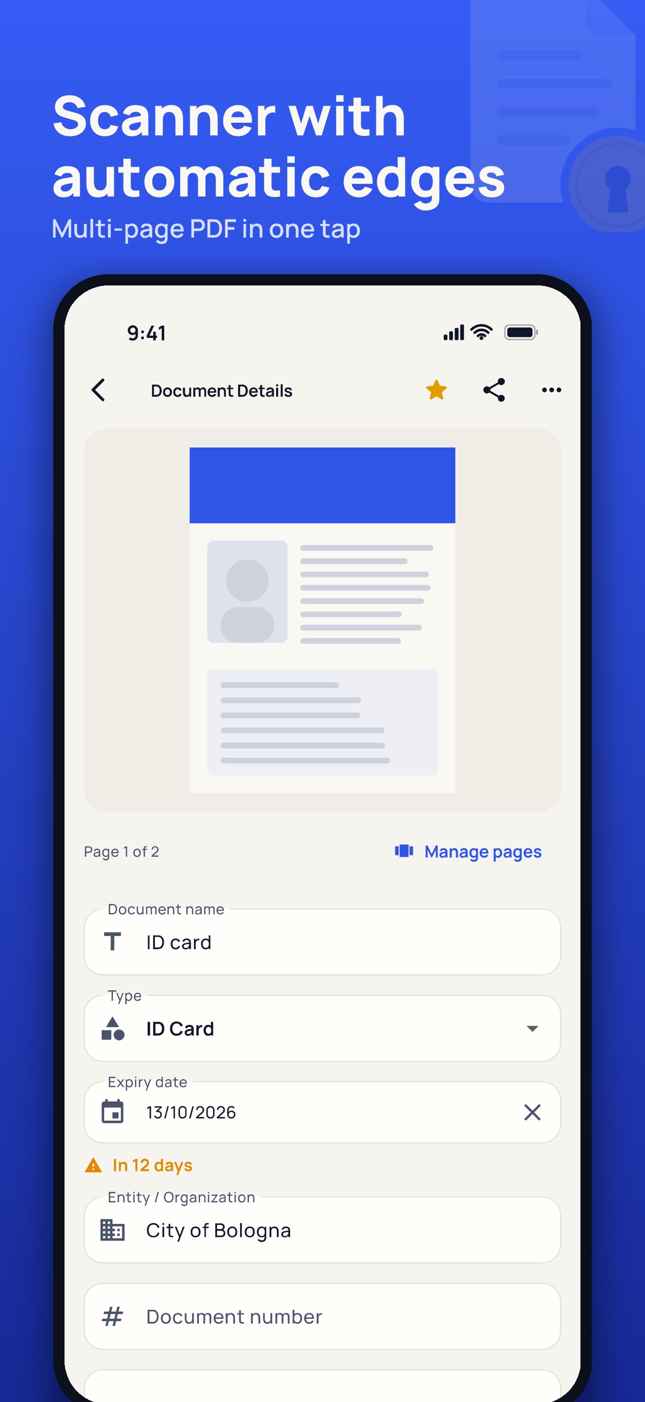 Screenshot 3 of Document Vault - Scanner PDF