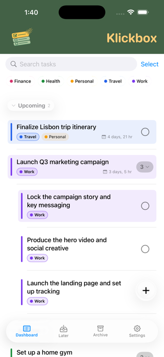 KlickBox Screenshot 1 of 6