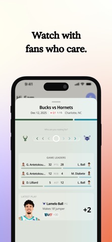 Sideline Sports App Screenshot 3