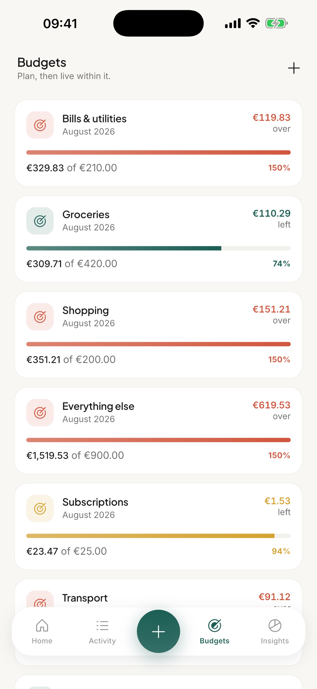 Screenshot 3 of WeBudget: Expense Tracker
