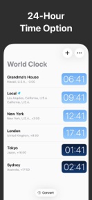 World Clock Time Zone Widgets screenshot