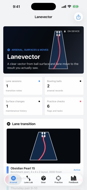 Lanevector: Bowling Lab screenshot 1