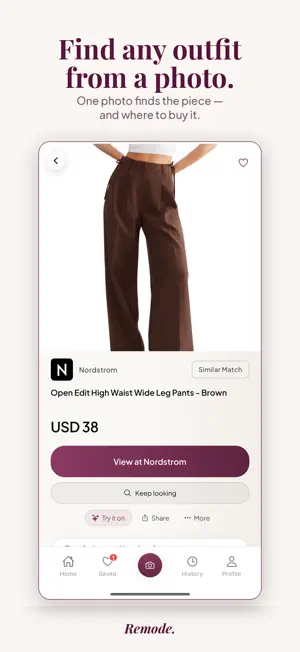 Remode: Find Clothes by Photo screenshot 1