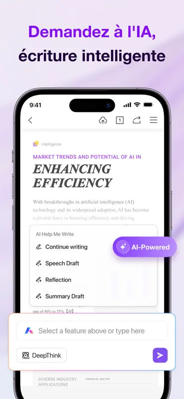 WPS Office-AI Doc,PDF,Tableur screenshot 4 of 9