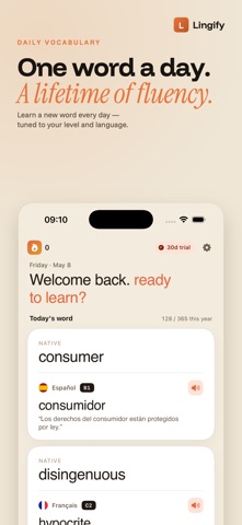 Lingify - Vocabulary Trainer screenshot