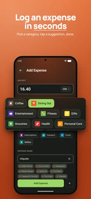 MoneyLogger: Budget & Expenses screenshot 2