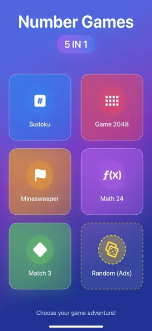 Number Games 5-in-1 screenshot 1