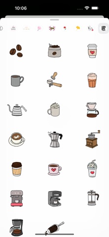 Coffee Shop Sticker screenshot