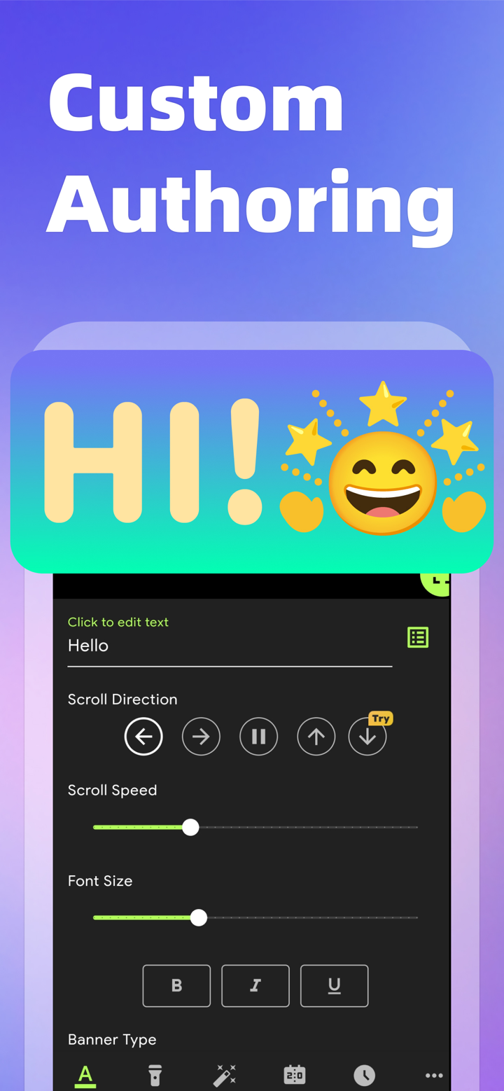 LED Banner Marque Txt Scroller screenshot 1