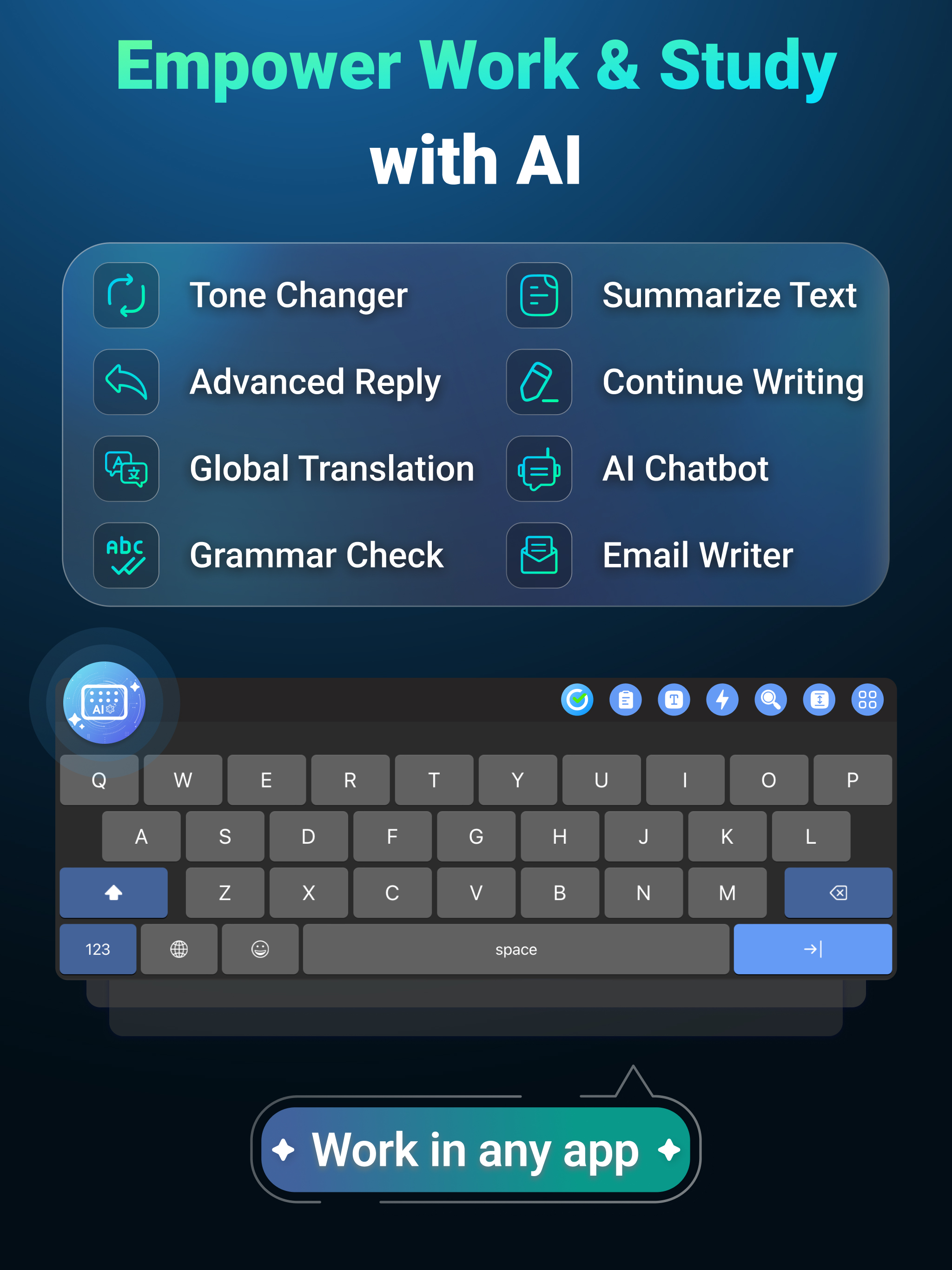 AI Keyboard: AI Writer by AiKy
