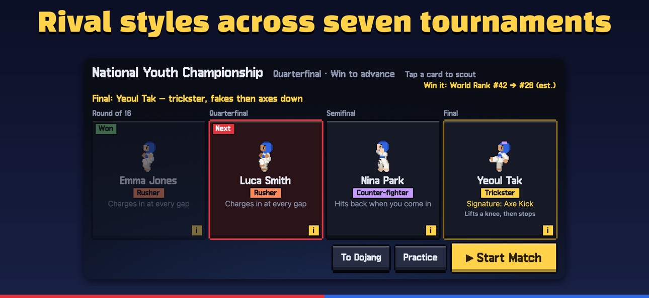Screenshot 5 of Taekwon Champ: Pixel Fighter