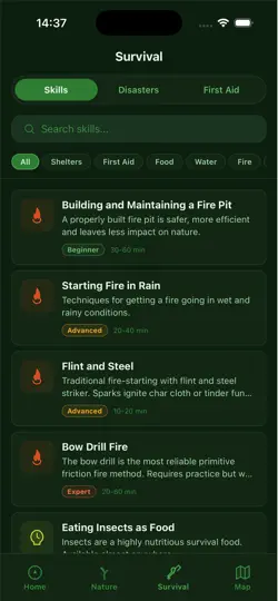 Screenshot von Offline Survival Kit auf dem iPhone 1