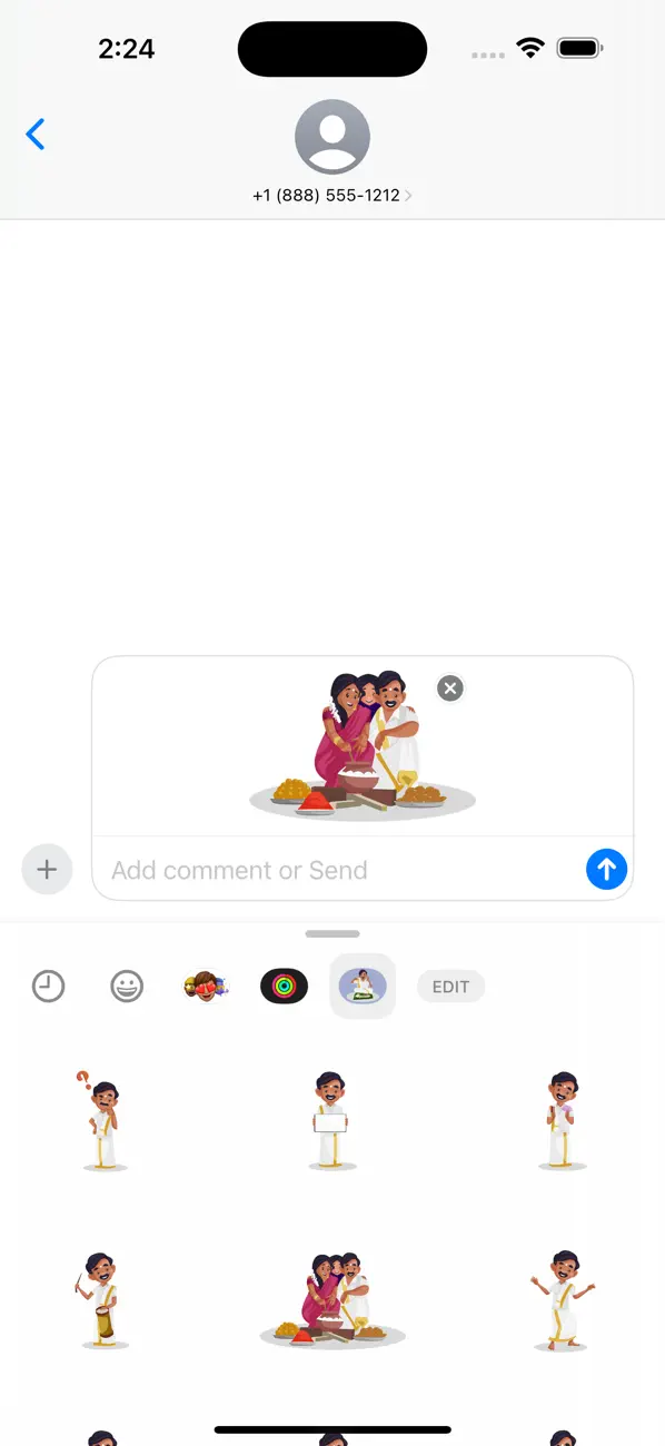 Screenshot #1 pour Tamil Stickers - WAStickers