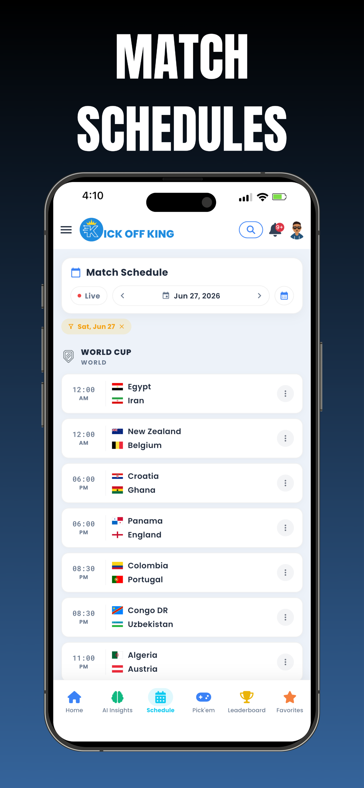 Kick Off King