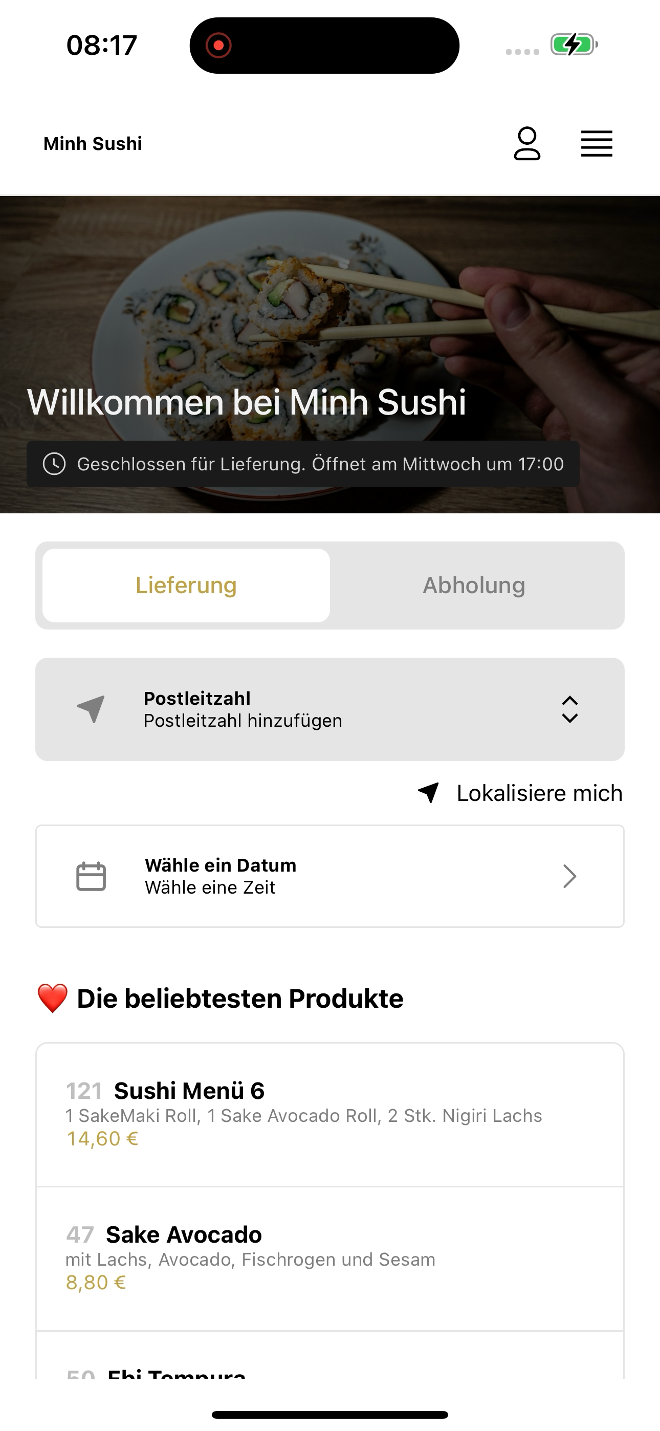 Minh Sushi screenshot 6