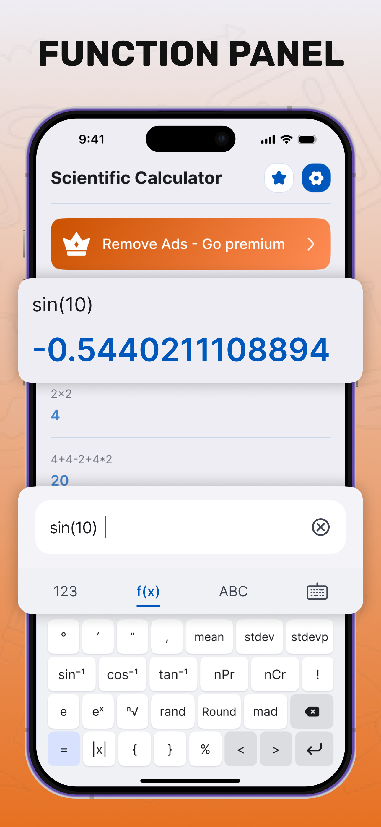 Scientific Calculator Pro.