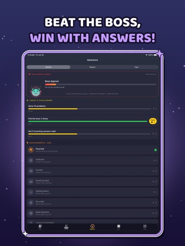 Math Pals: Monster Math Game iPad screenshot