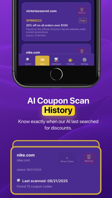 Cash Cart AI Coupon Finder iPhone screenshot 5 - Shopping app