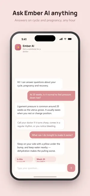 Ember: Period & Pregnancy screenshot 3