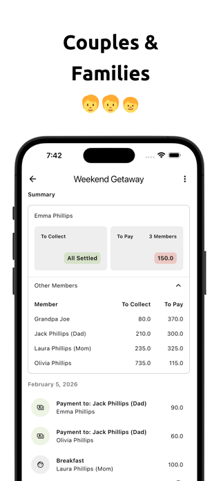 Subsnap: Split & Track Bills Screenshot 6 of 7