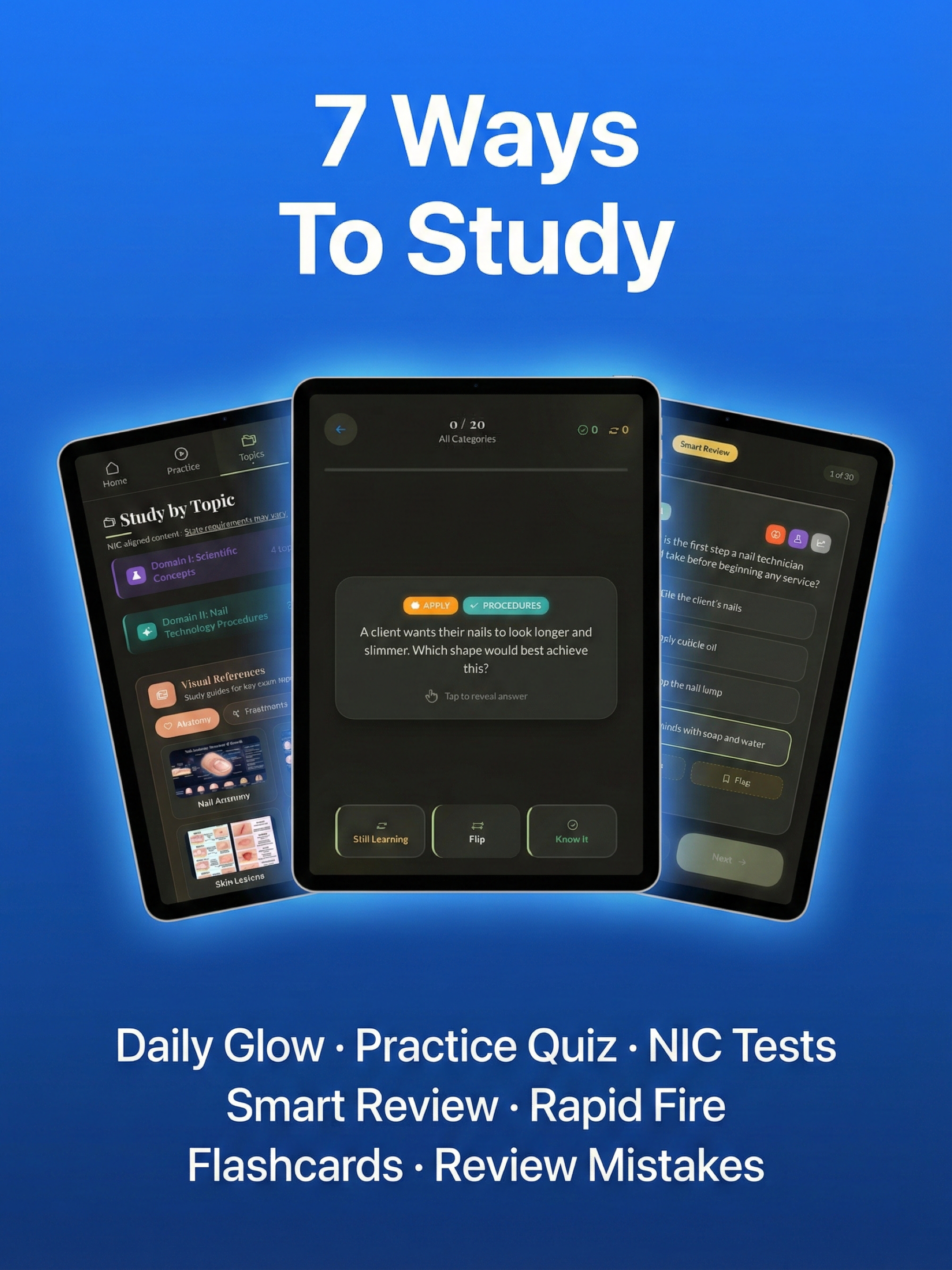 Manicurist Nail Tech Exam Prep screenshot 14