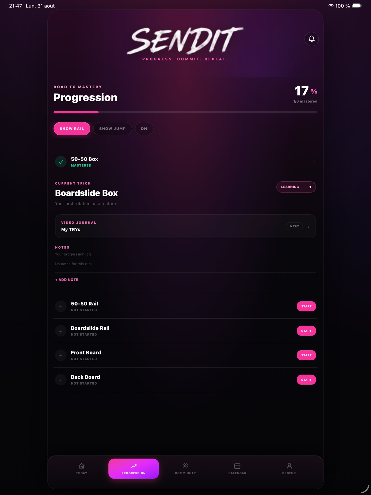 Screenshot 6 of SENDIT Progress