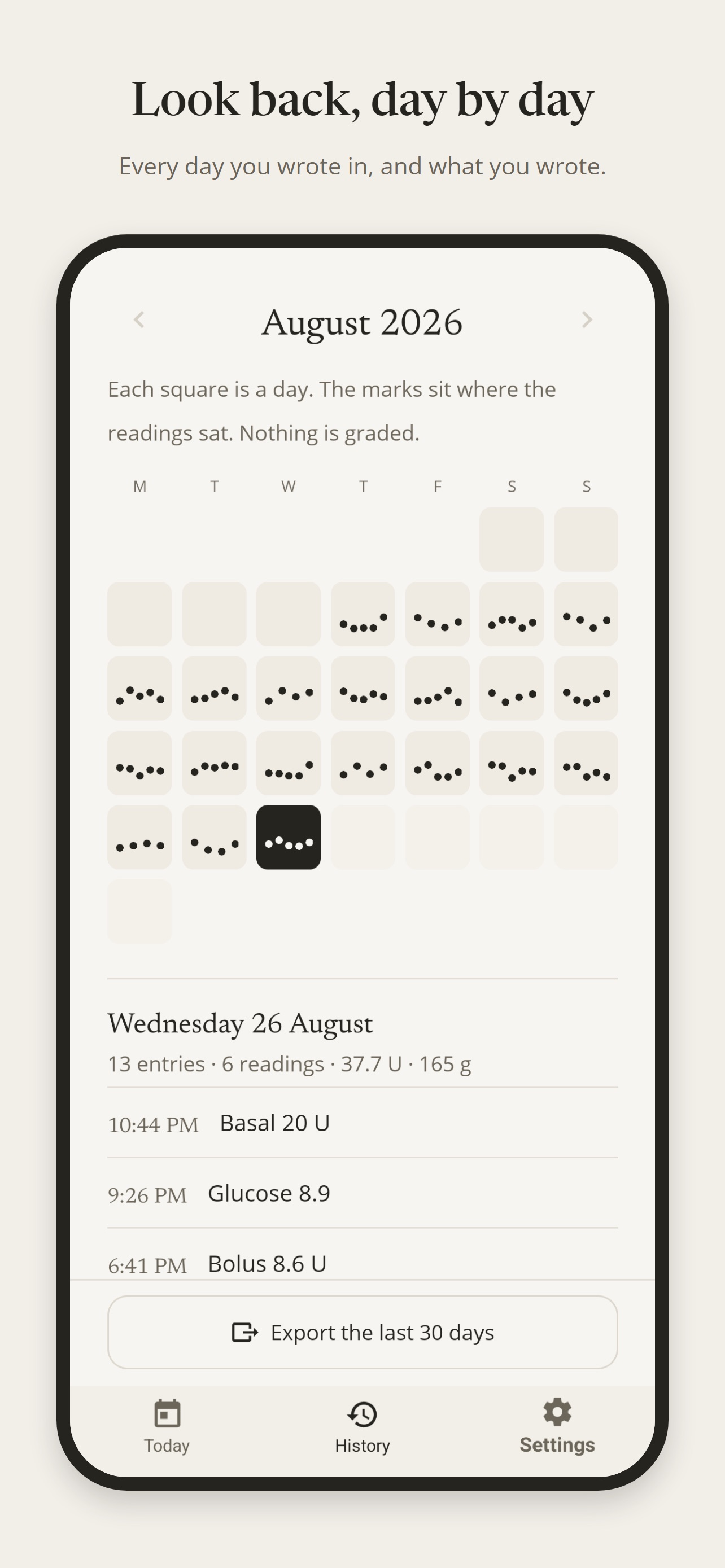 Screenshot 3 of Ronin: Diabetes Diary