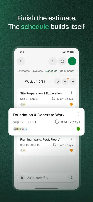 Handoff Construction Estimator screenshot 6 of 8