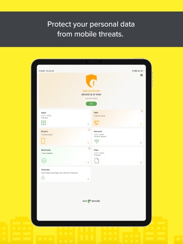 NYC Secure iPad screenshot