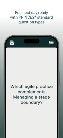 PRINCE2 Agile Foundation Exam screenshot