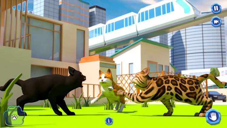 Cute kitty Cat lost Big City screenshot-3