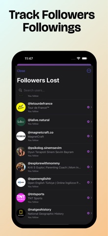 Reports+ Unfollowers Tracker Screenshot 2 of 9