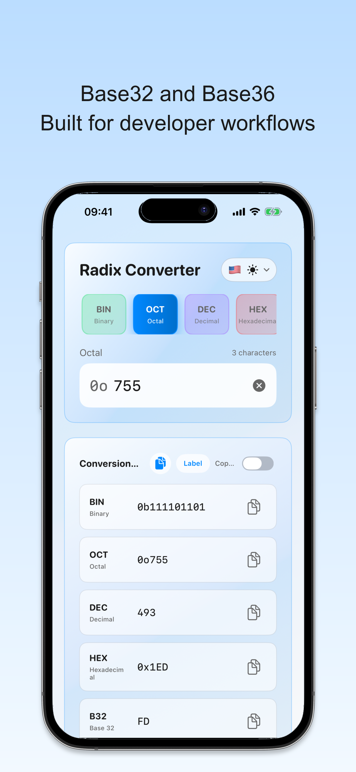 Radix Binary Converter screenshot 4
